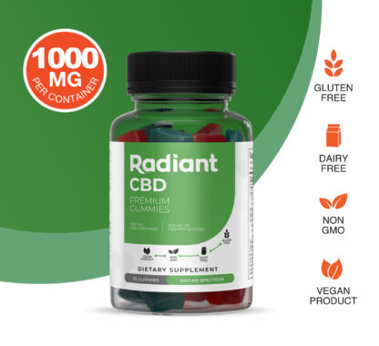 Radiant 1000mg CBD Gummies