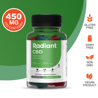 Radiant 450mg CBD Gummies