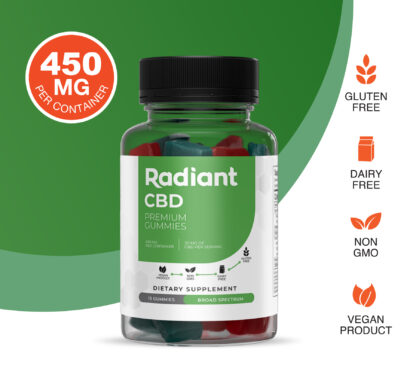 Radiant 450mg CBD Gummies